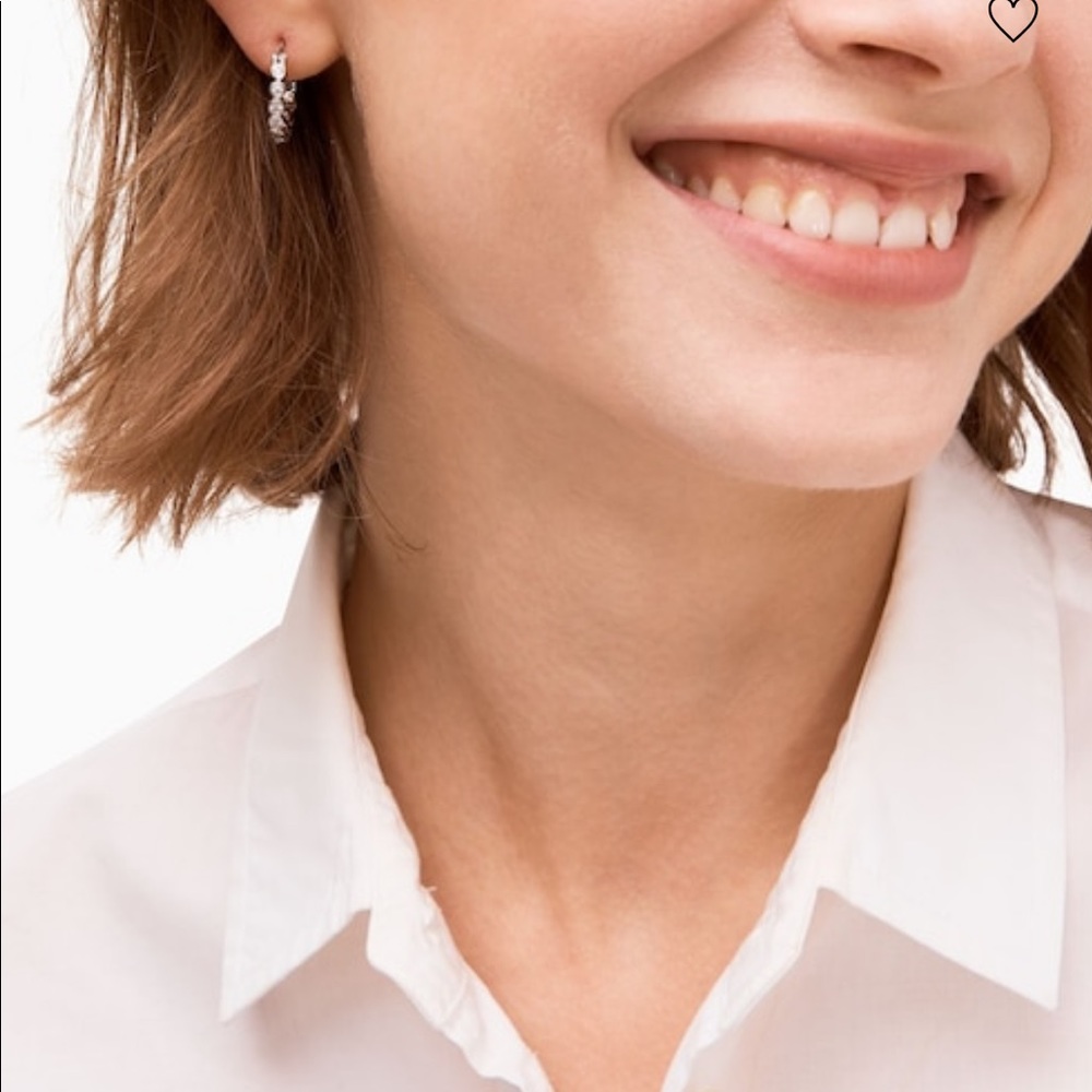 NWT Kate Spade Full Circle Huggie Earrings